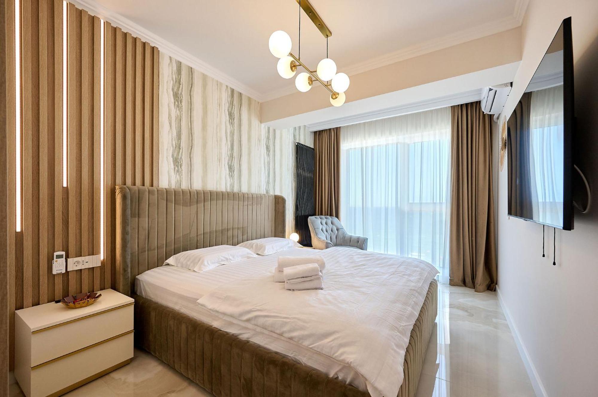 Beach Bliss Apartment In Infinity Beach Resort Parking Mamaia Esterno foto